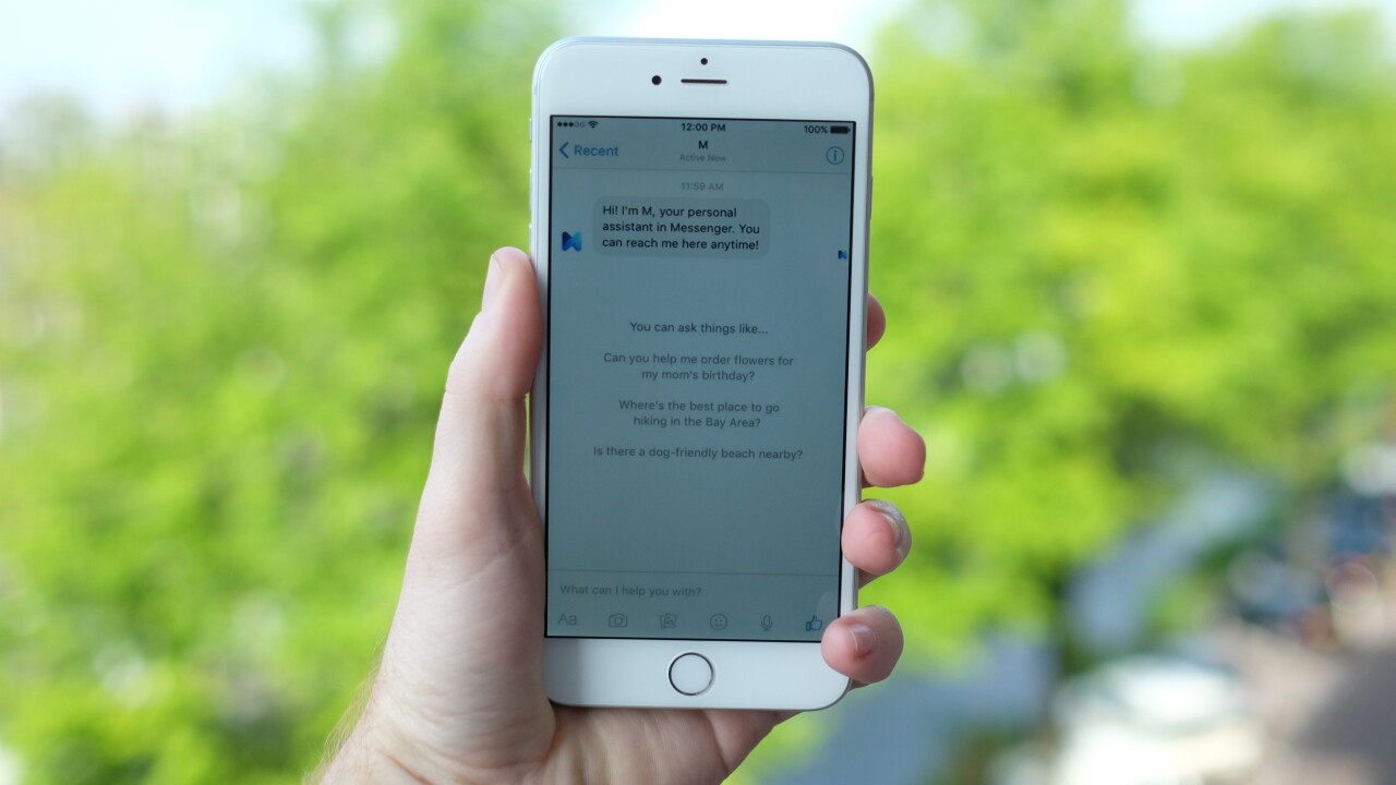 Here’s what it’s like to use Facebook’s virtual assistant, ‘M’