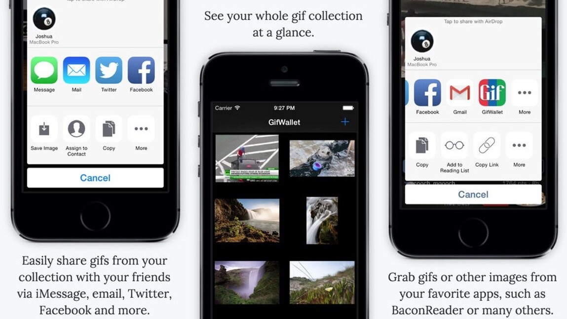 GIF Wallet for iOS lets you tuck your favorite GIFs away for sharing later on