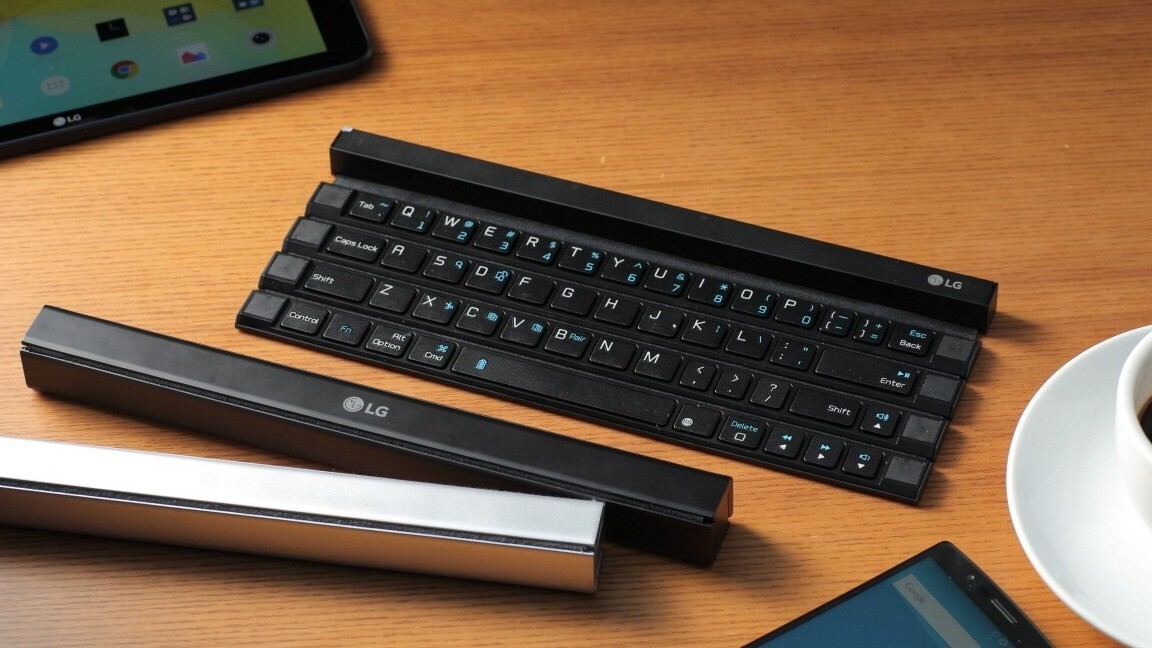 LG’s new Bluetooth keyboard folds into a pocket-sized stick