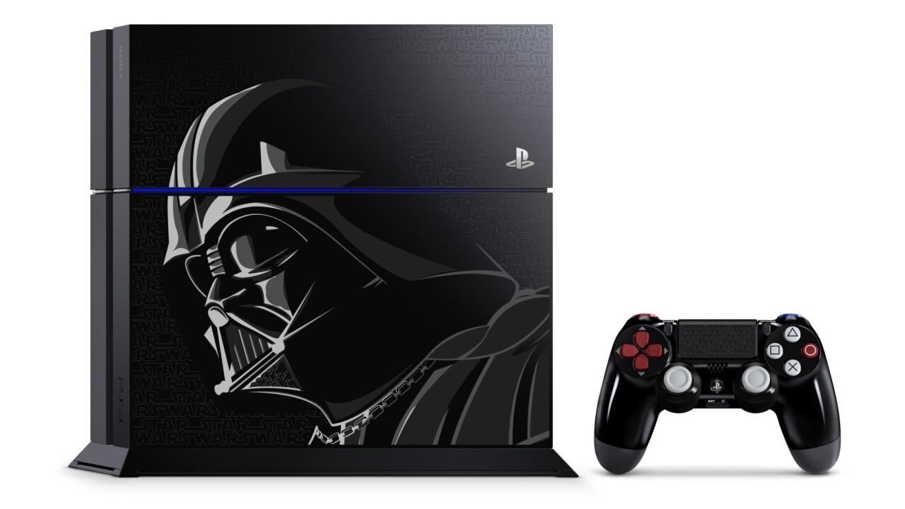 The force is strong with this limited edition Darth Vader-inspired PS4