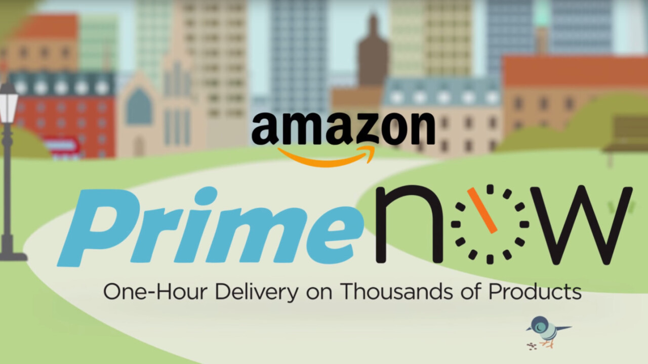 Amazon’s Prime Now delivers food around Los Angeles within one hour