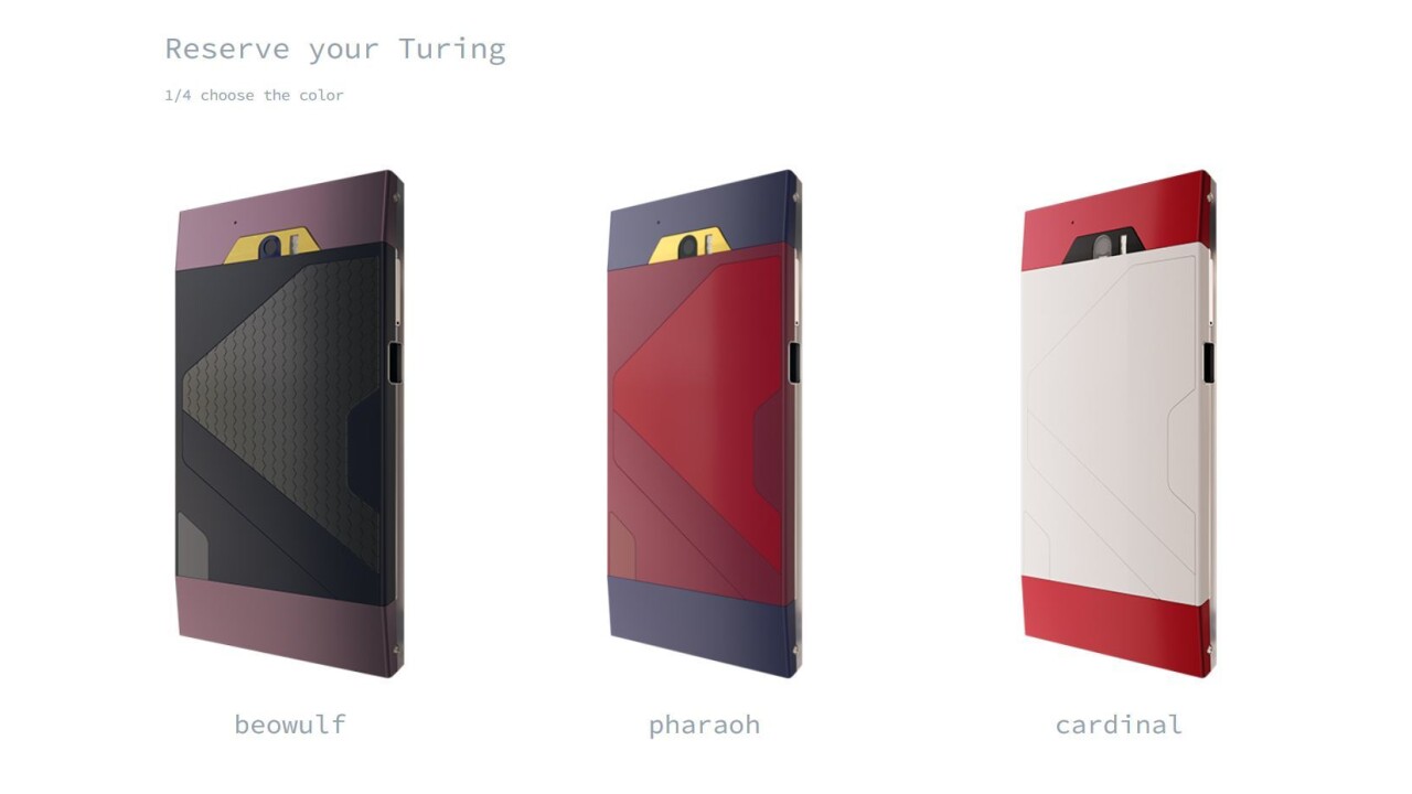 You can now reserve (but not pay for) the ‘liquid-metal’ Turing Phone