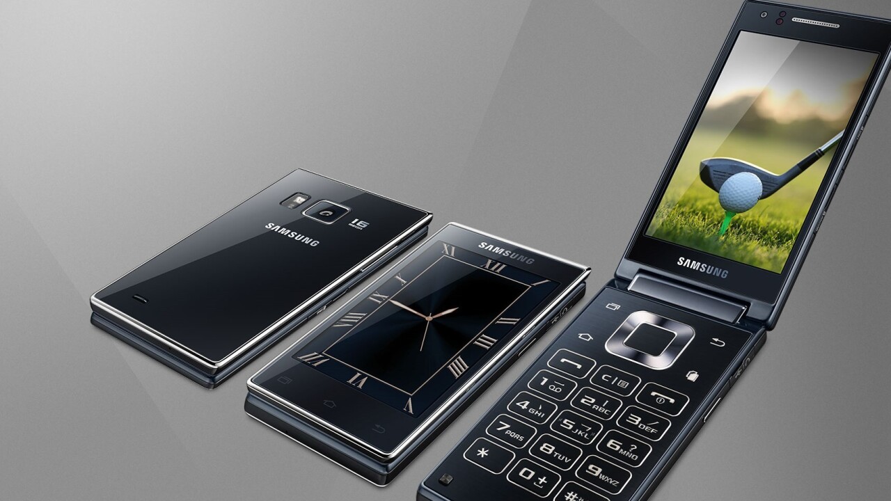 Samsung goes old-school with its latest dual-screen flip-phone