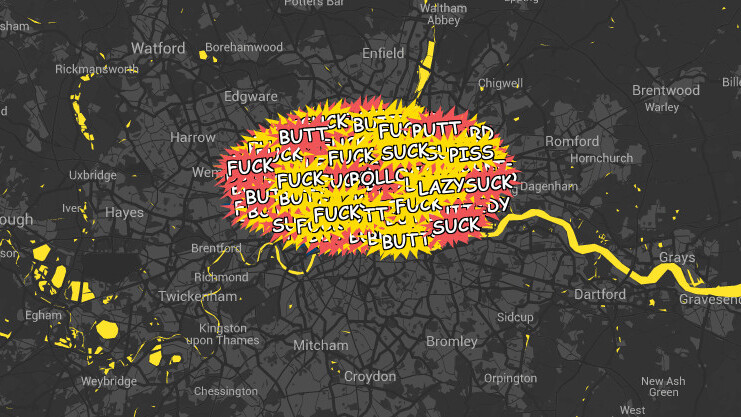 Mapped: Londoners swearing about the city’s transport strike
