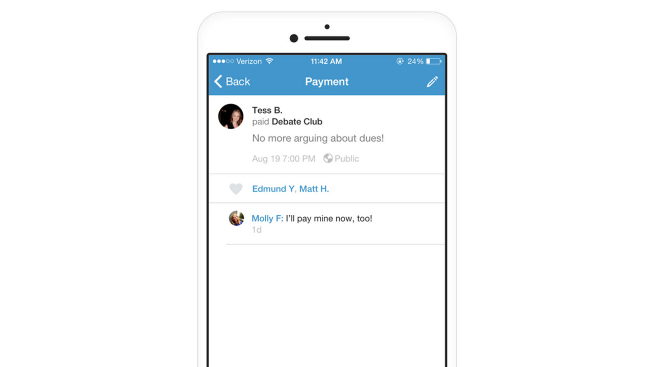 Venmo now supports shared group accounts