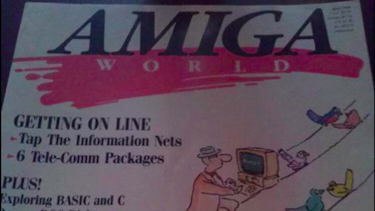 A tweet in 1988? Amiga World magazine predicted Twitter 18 years ahead of time