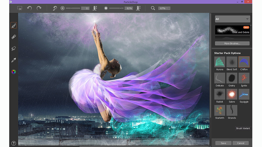 Corel debuts ParticleShop brush plug-in for Photoshop, featuring dynamic special effects