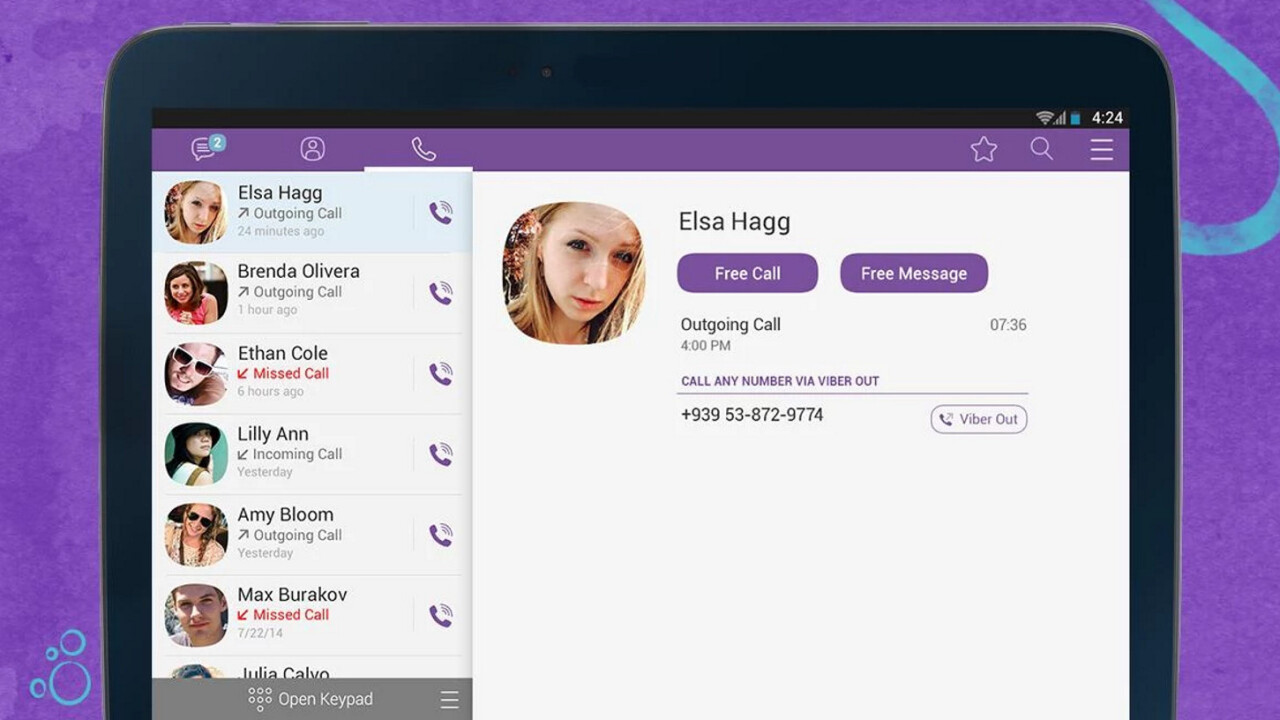 Viber update brings improved call UI and animated stickers to its iOS and Android apps