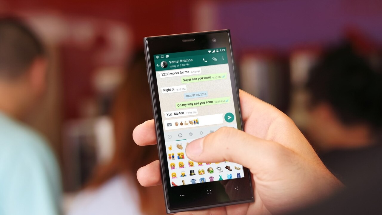 WhatsApp is dropping its annual 99 cent fee