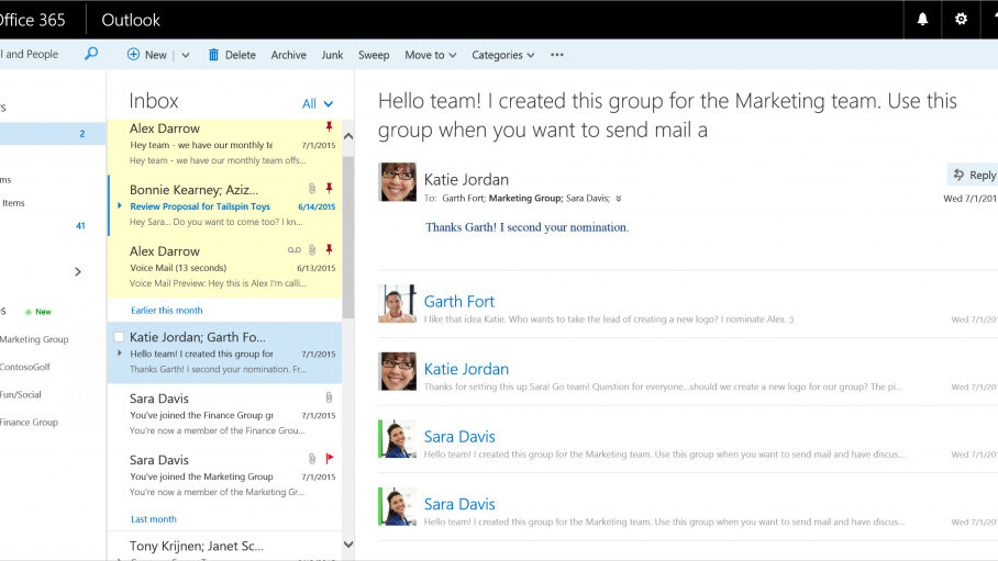 The Microsoft Outlook web client now has a cleaner UI and tons of new tools