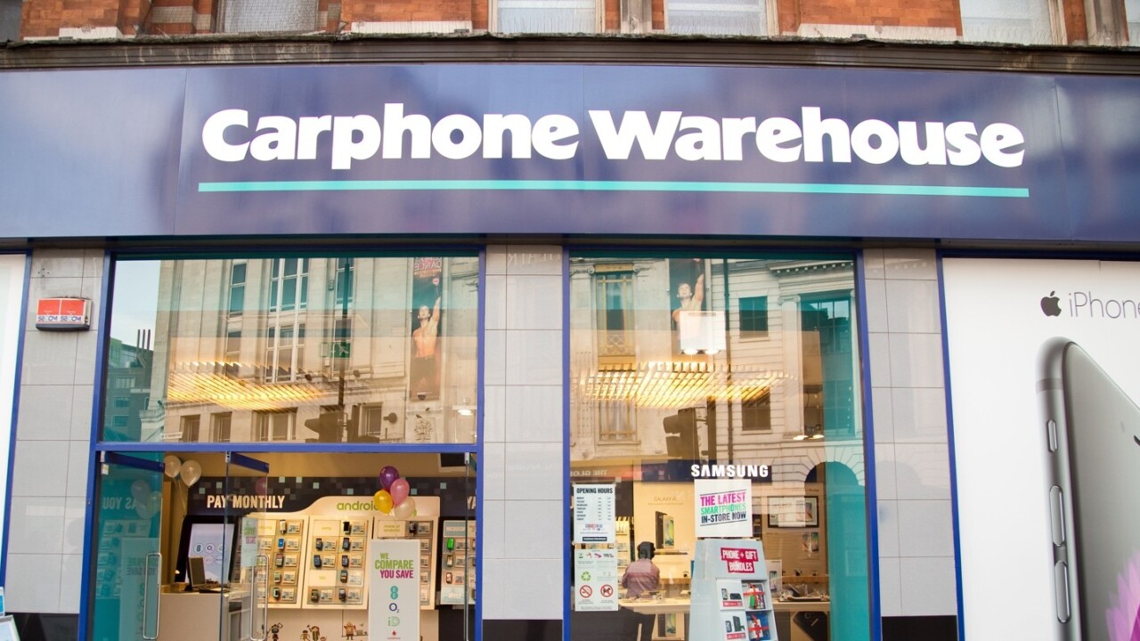 Carphone Warehouse reveals data breach affecting up to 2.4m customers