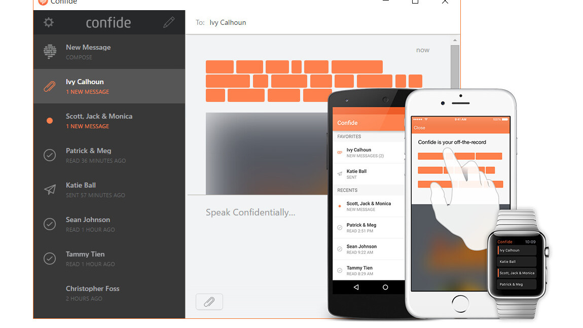 Confide brings its screenshot-deflecting chat client to desktop
