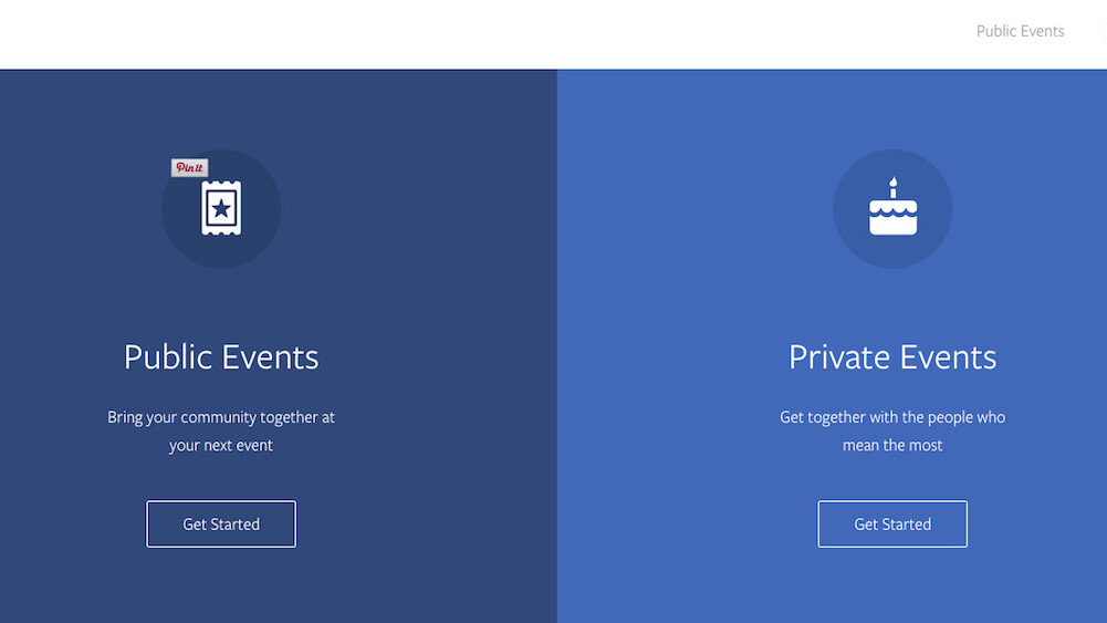 Facebook is now treating public and private events differently