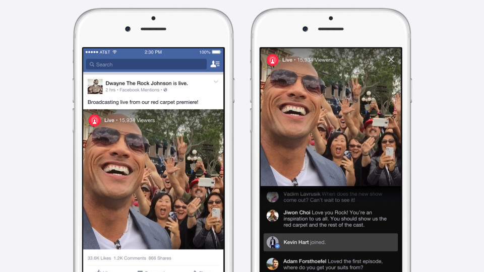 Facebook takes on Periscope and Meerkat, but only celebs can stream