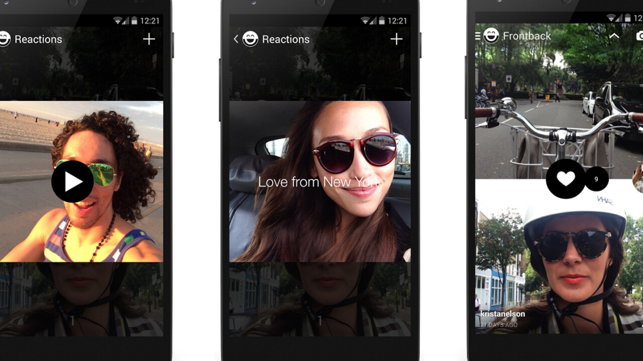 Frontback lives! The dual-camera selfie app won’t be closing but the founders are leaving