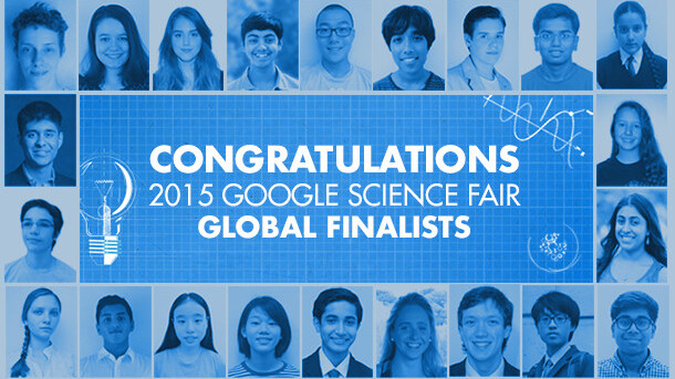 Google announces finalists for its 2015 Science Fair who want to change the world