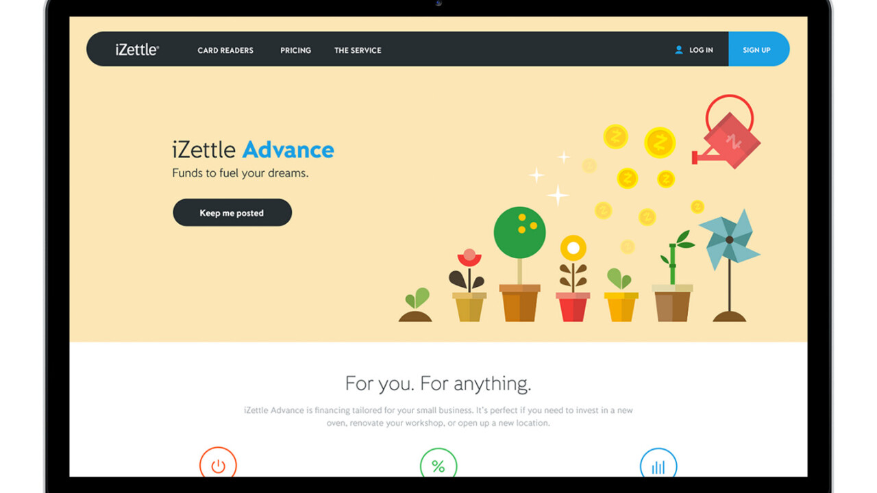 iZettle Advance is like Square Capital for small UK and European businesses