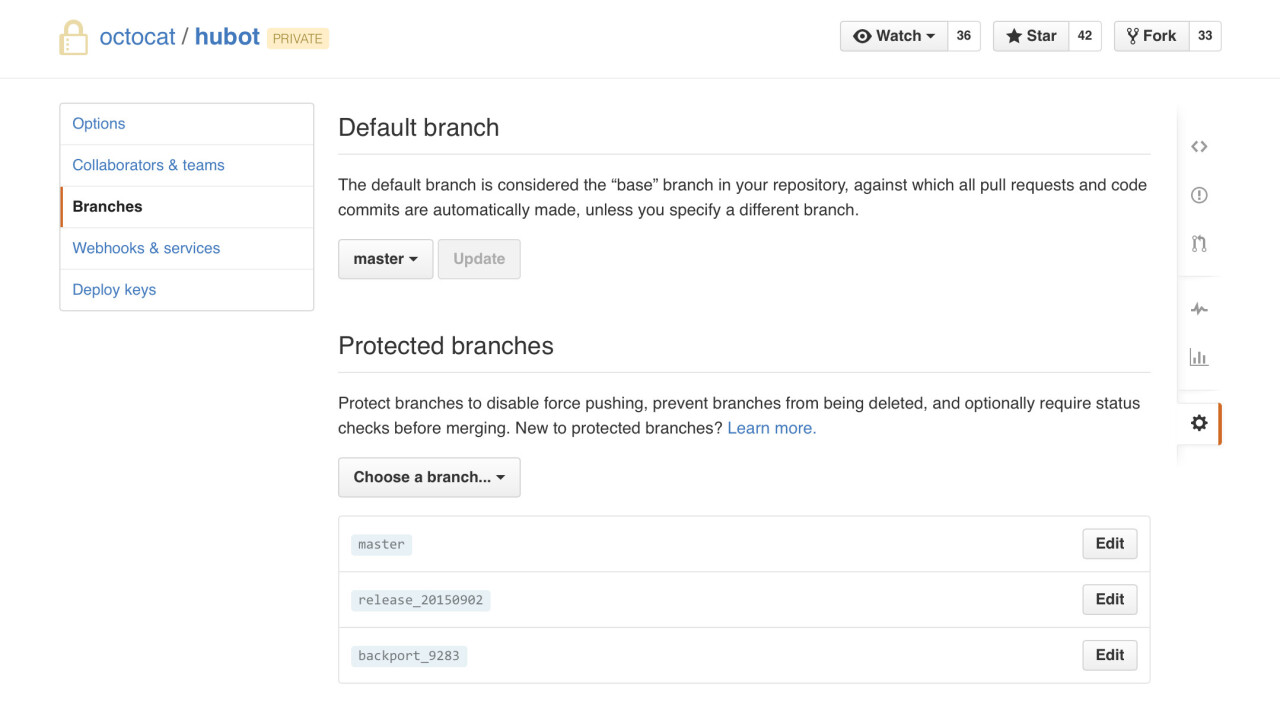 Github introduces Protected Branches to help keep projects on the right track