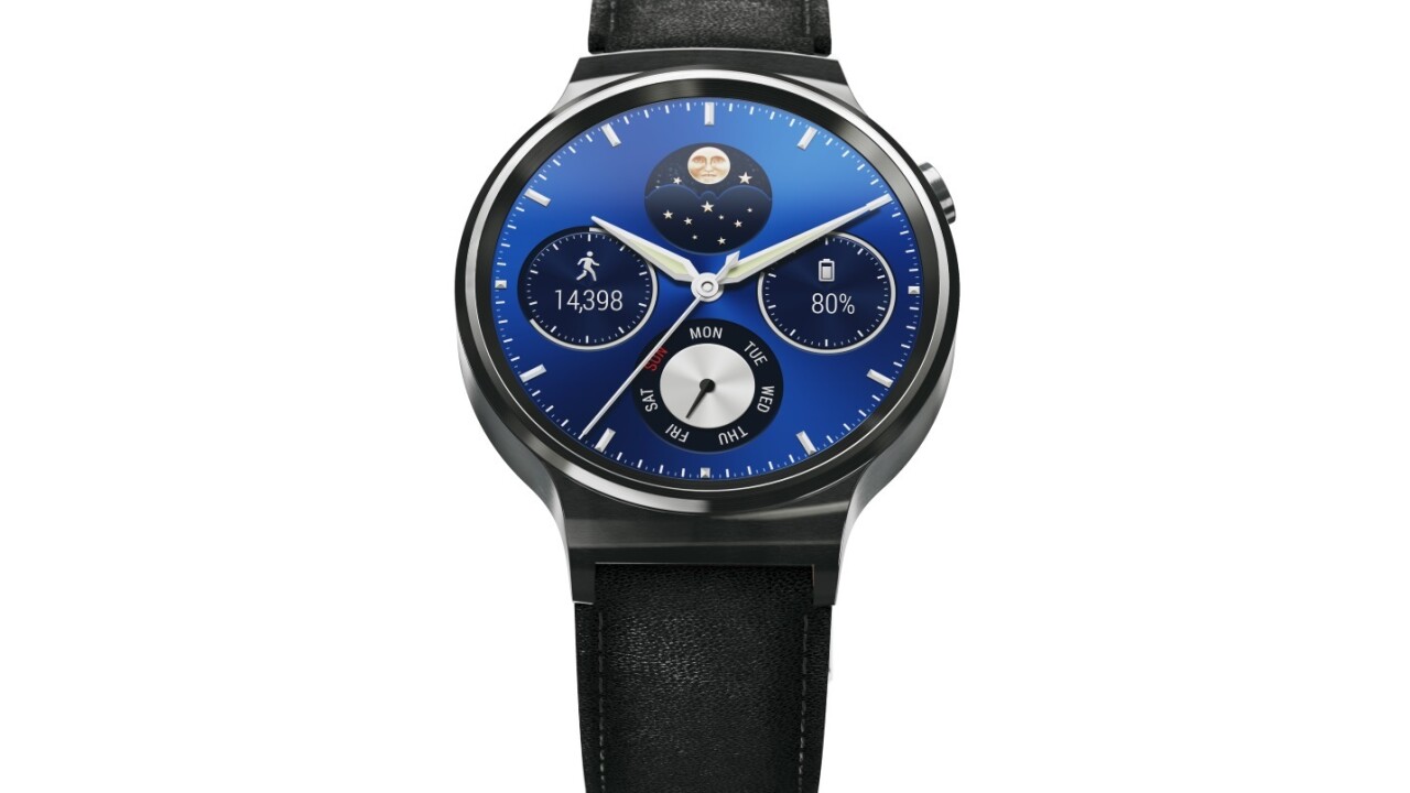 The Huawei Watch is selling itself on design, but it’s not entirely convincing