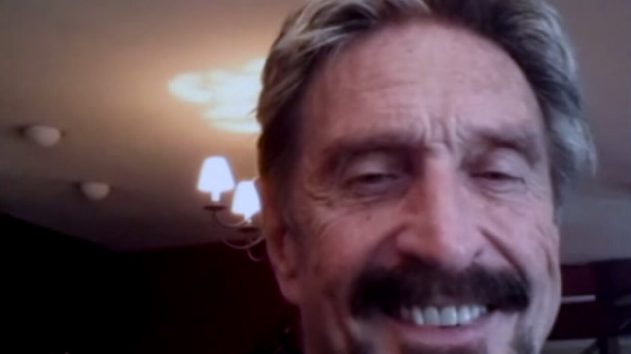 John McAfee might run for president