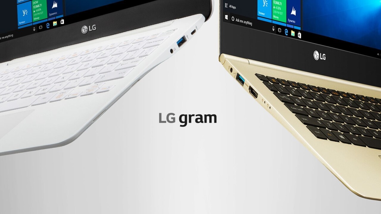 LG’s first laptop for the US is a MacBook Air rival