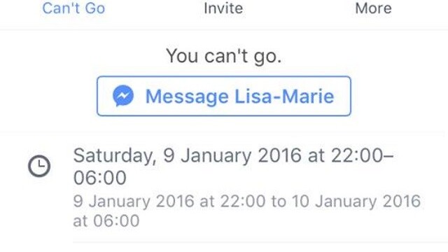 Thought event read receipts were bad? Now Facebook wants you to explain your absence