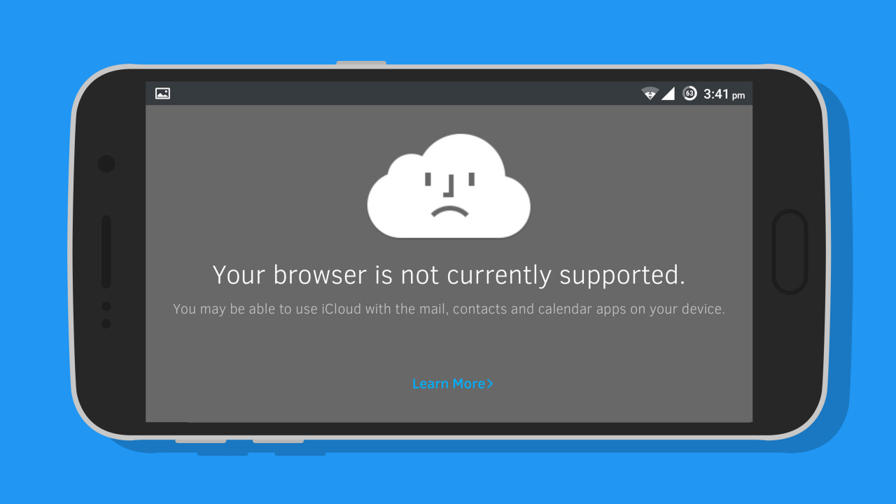 Find My iPhone doesn’t work on an Android device