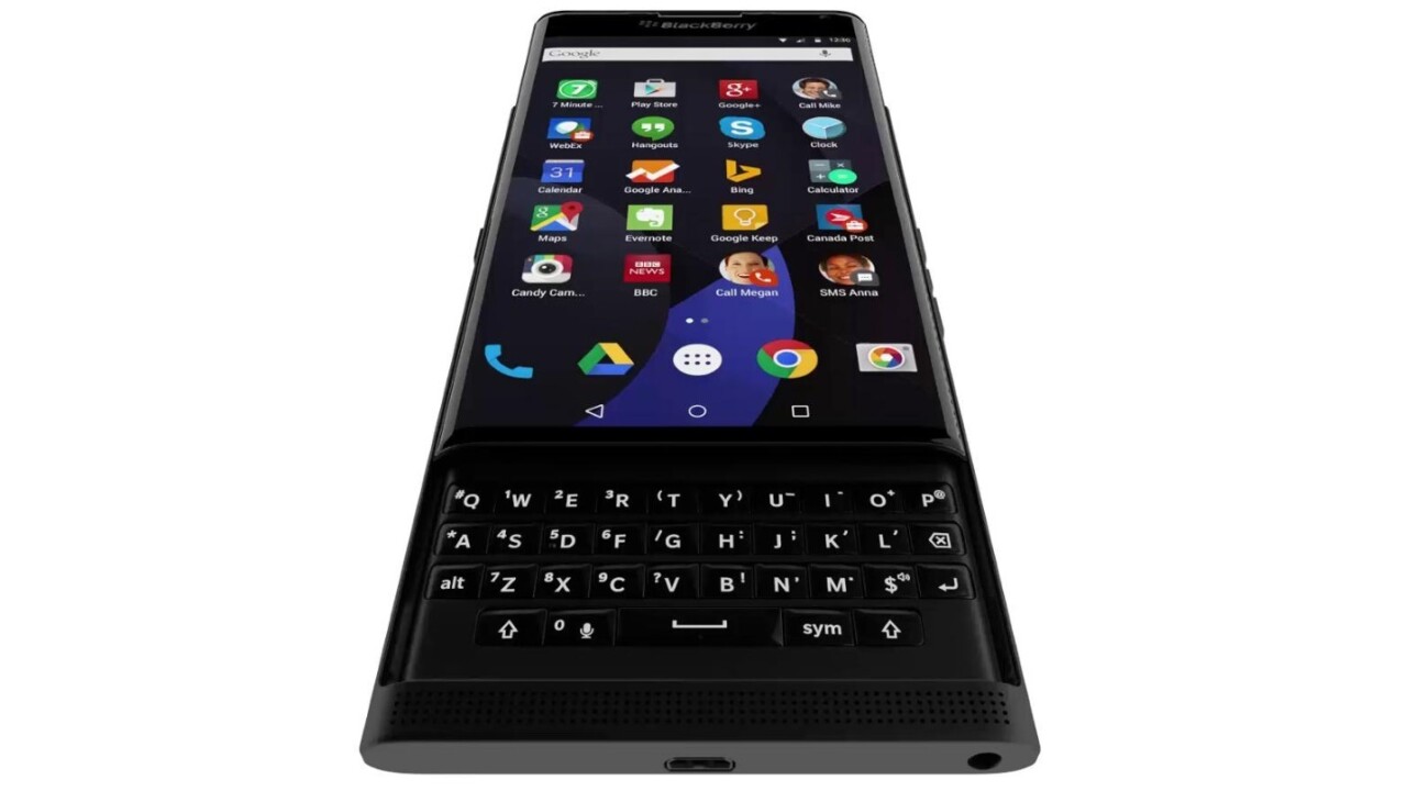 BlackBerry finally confirms its ‘Priv’ Android flagship slider handset is coming this year