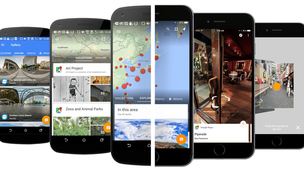 Google’s new Street View app lets you upload your own 360-images
