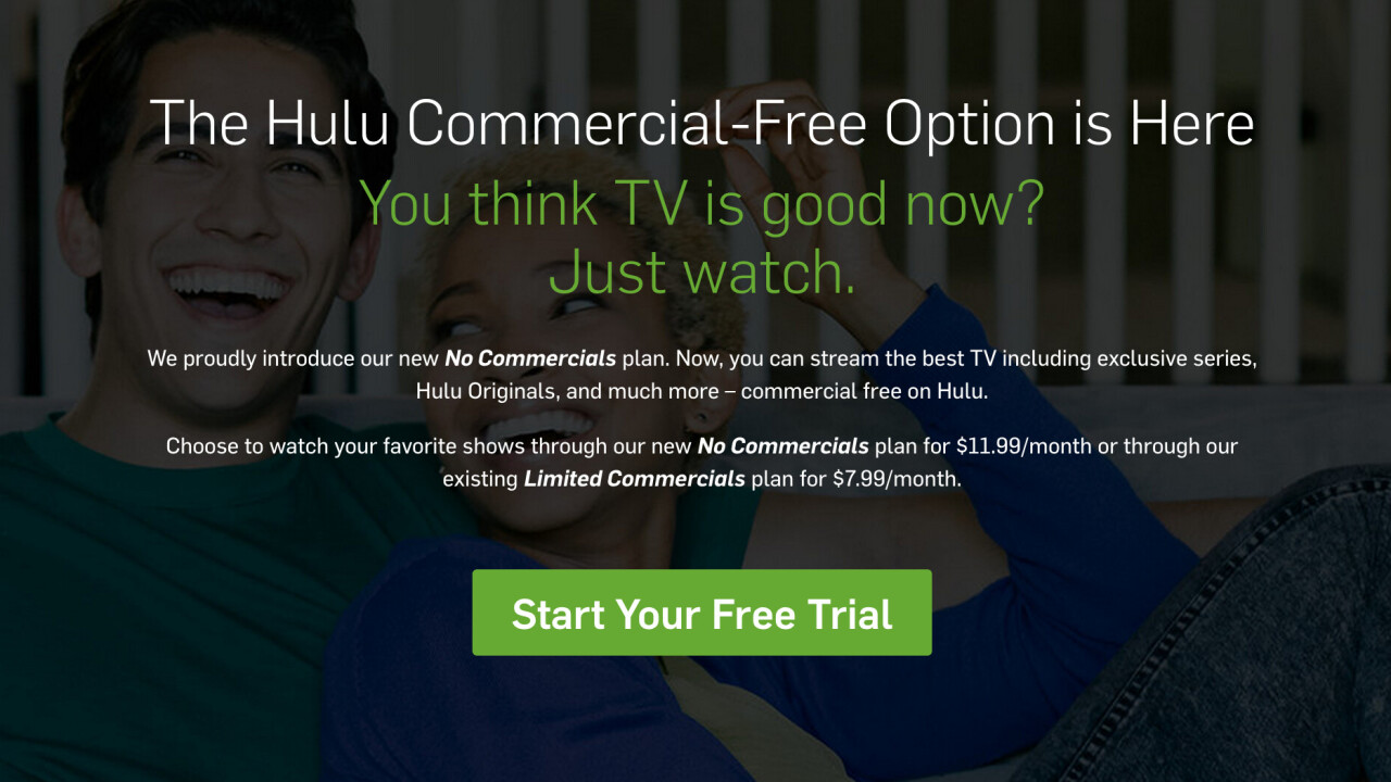 Hulu finally gets rid of commercials with new $12 subscription