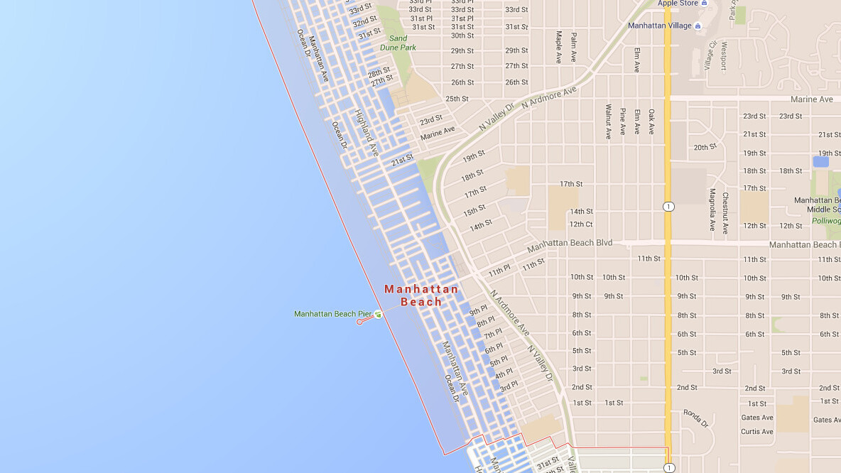 Google Maps imagery seems to show what global warming would look like