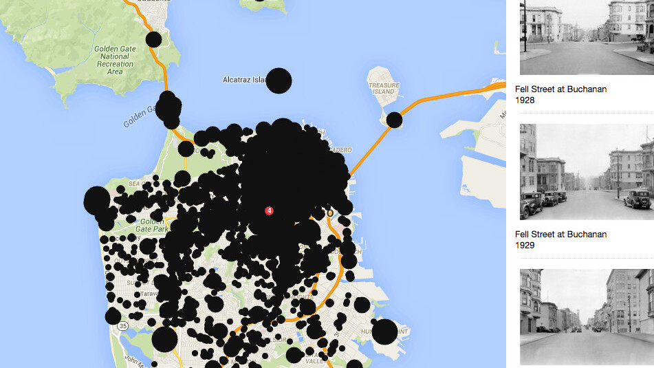 Take a tour of old school San Francisco with this OldSF interactive map