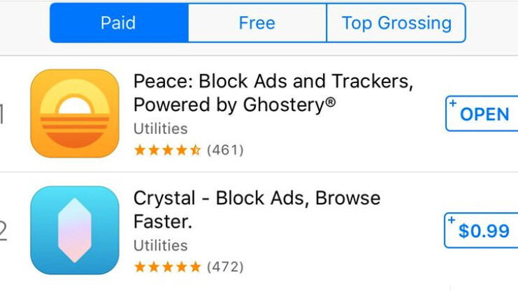 Apple is issuing refunds to all who purchased the iOS 9 ad blocking app Peace