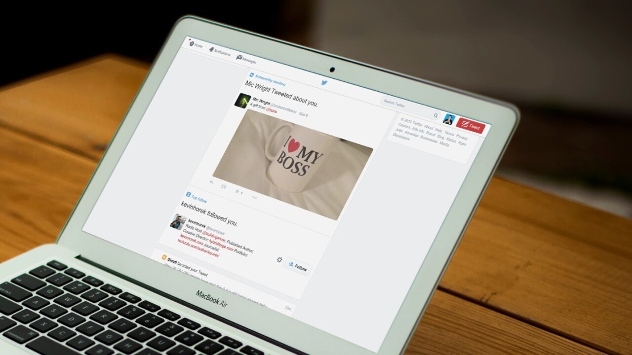 Twitter is testing highlights in your notifications