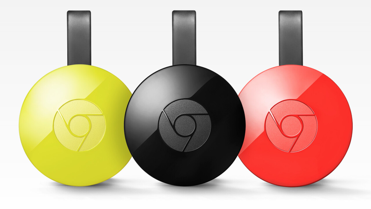 Google launches second-generation Chromecast with completely redesigned hardware