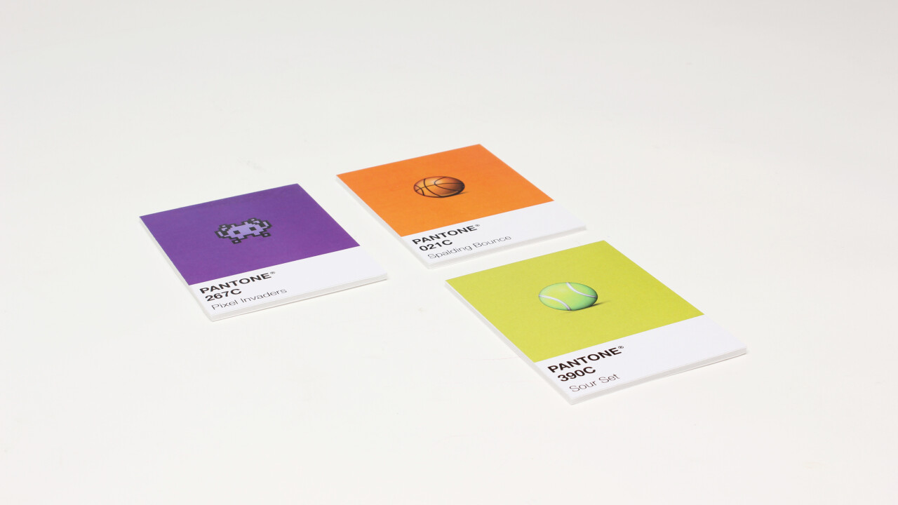 This design project uses emoji to help you remember Pantone colors