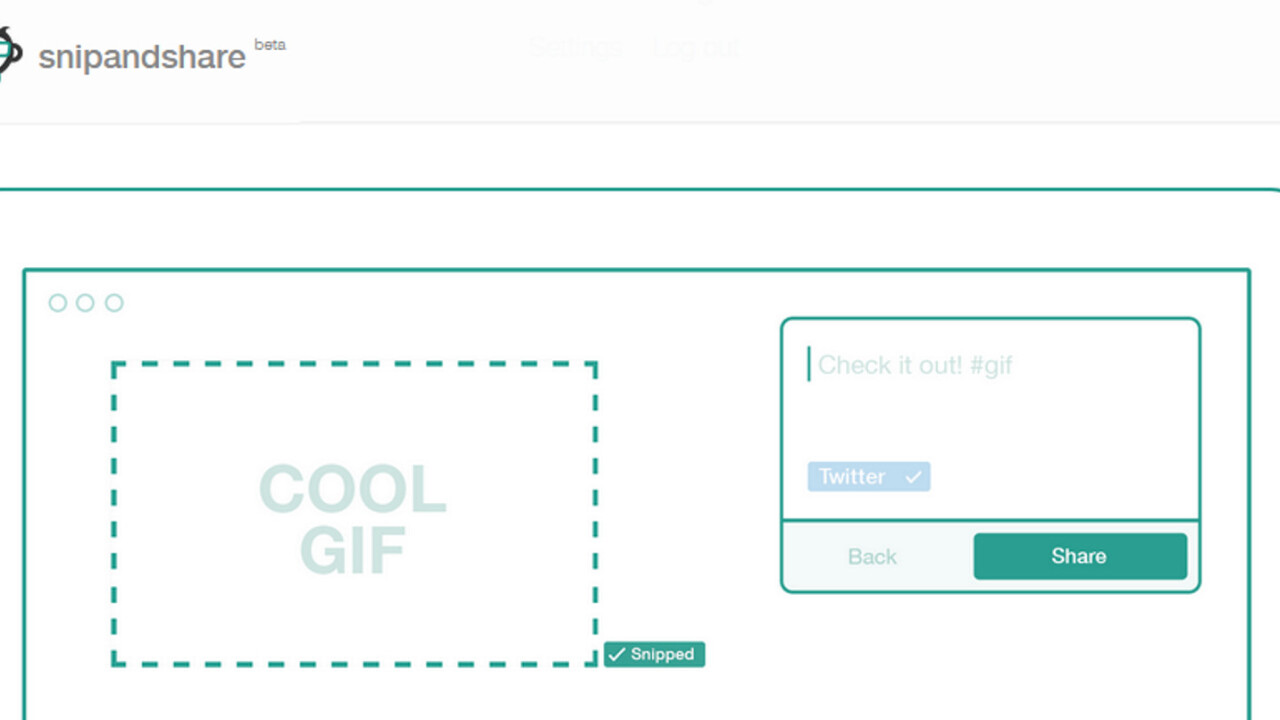 Snip and Share for Chrome makes it simple to post GIFs, videos, an entire Web page and more