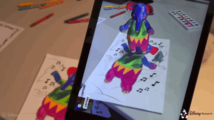 Researchers use AR to bring your coloring book to 3D