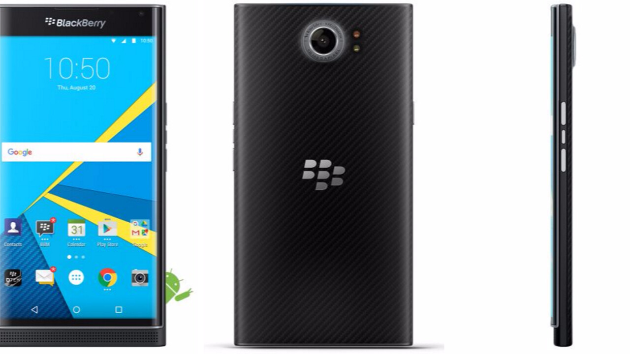 BlackBerry fans in the UK can now pre-order its Priv Android handset, shipping next month