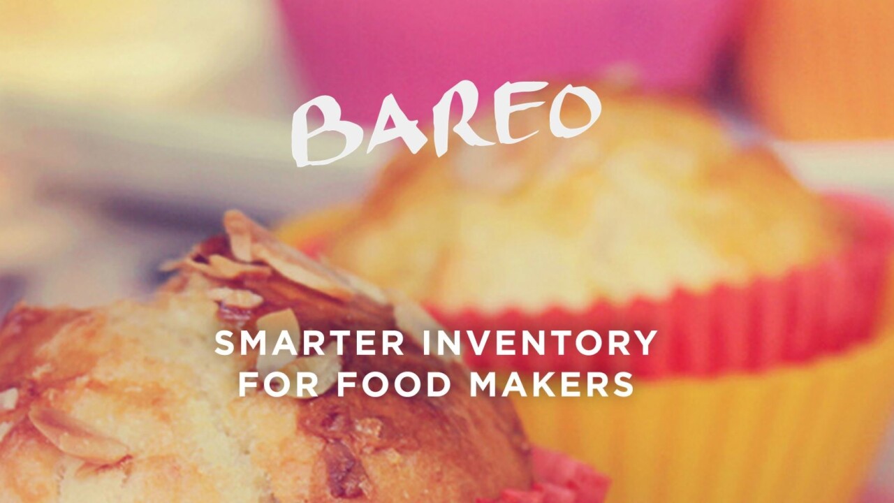 Bareo makes it easy to log and manage your food pantry