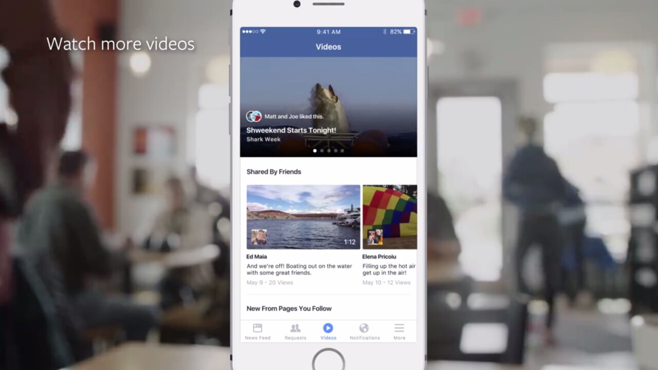 Facebook is testing a video-only tab to take on YouTube