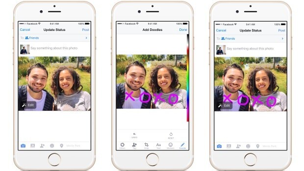 Facebook is bringing Messenger’s Doodle image editing to its main app