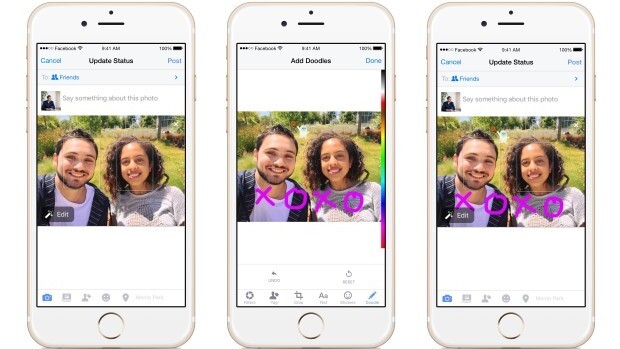 Facebook is bringing Messenger’s Doodle image editing to its main app