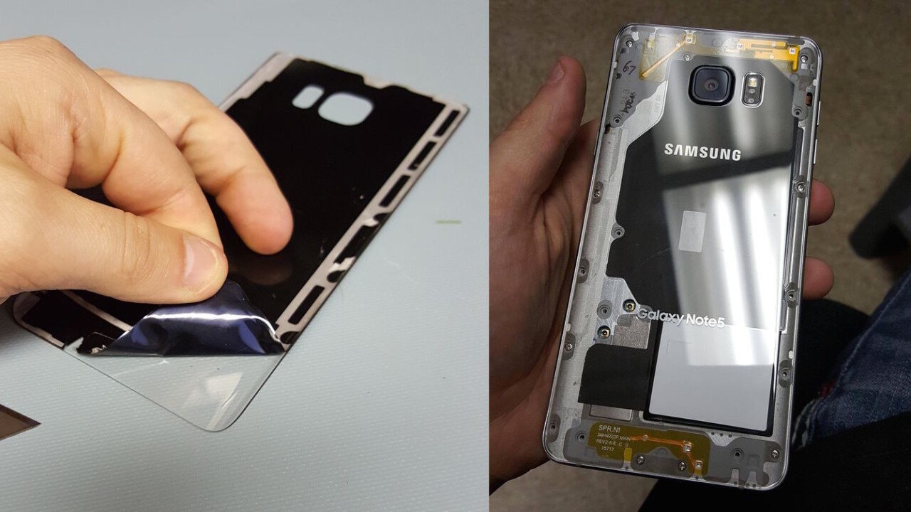 This see-through Galaxy Note 5 will make you miss your old Game Boy