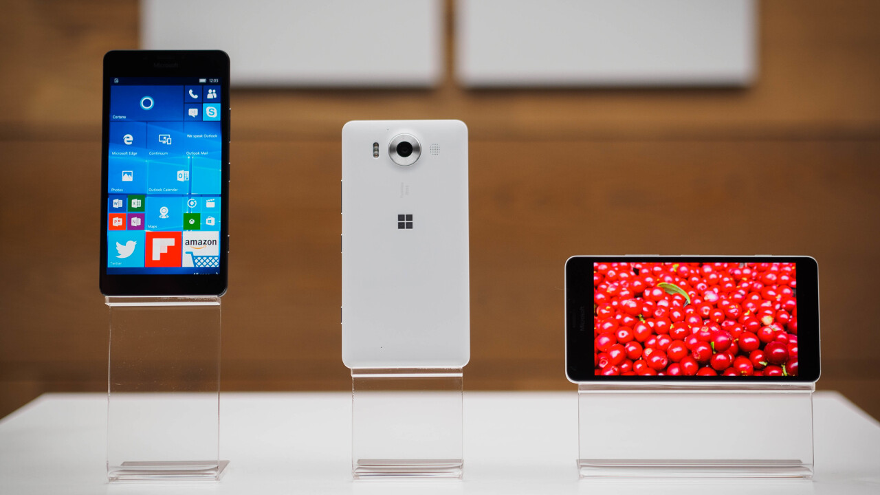 Microsoft’s Lumia 950 and 950 XL are finally going on sale November 20 and 25