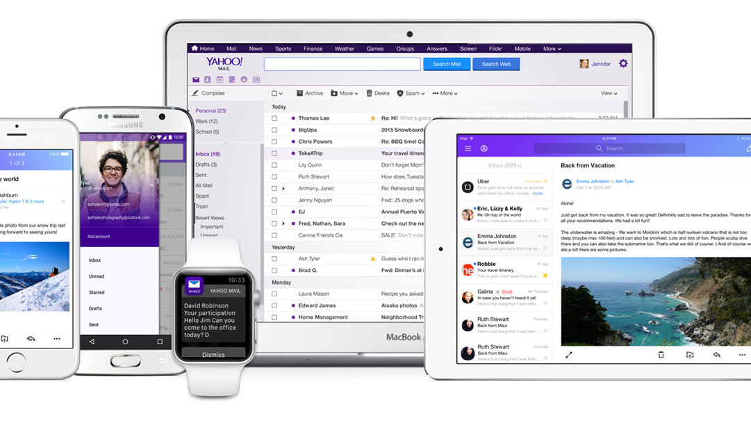 Yahoo Mail gets a massive overhaul with a new look… and no need to use a password