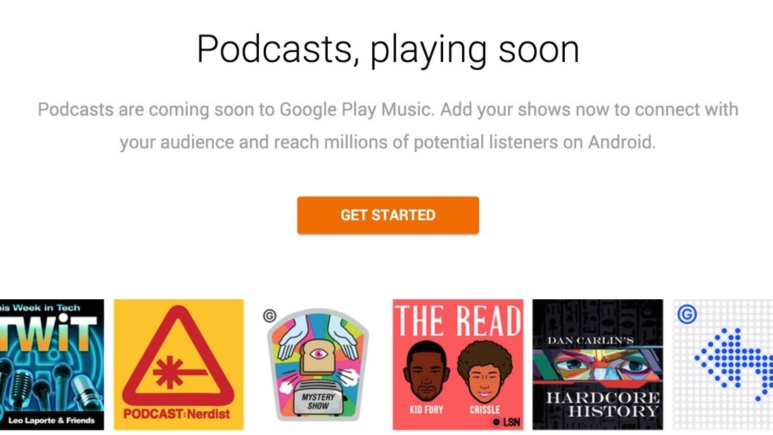 Google Play Music will soon have podcasts