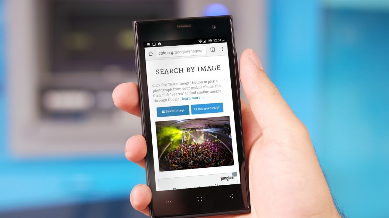 Use Google reverse image search on your phone