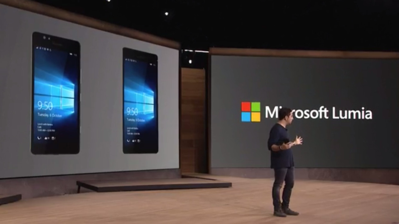 Microsoft unveils the 5.2″ Lumia 950 and 5.7″ 950 XL with 20MP camera and USB-C