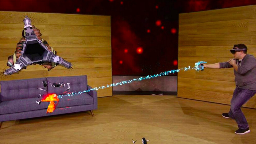 Microsoft’s Project X-Ray lets you use HoloLens to turn your house into a game stage